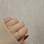 انگشتر مینیمال و نگین دار ظریف