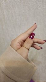 رینگ ساده با حک ظریف