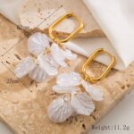 گوشواره گلبرگ آویز