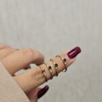 انگشتر طلایی نگین دار