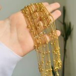 گردنبند توپی و ماری ظریف