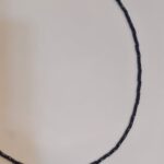 گردنبند تک لاین مشکی