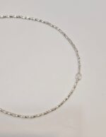 گردنبند نقره ای صدفی - Image 2