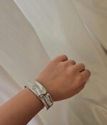 بنگل مصری نقره ای - Image 2
