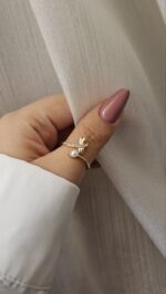انگشتر سنجاقک و مروارید - Image 2