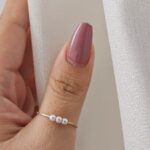 انگشتر ظریف مرواریددار