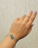 دستبند مهره آبی